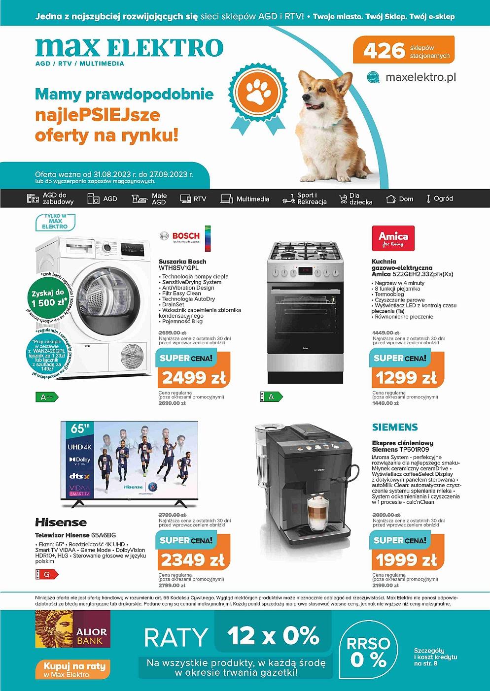 Gazetka promocyjna Max Elektro str. 1