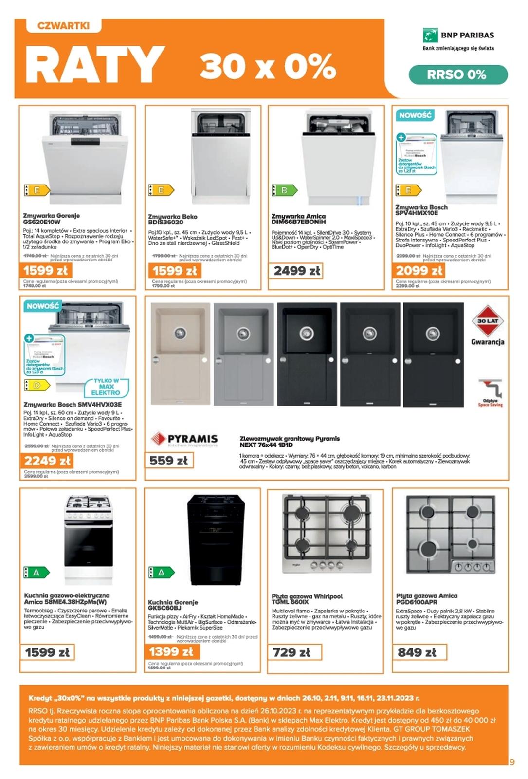 Gazetka promocyjna Max Elektro str. 9