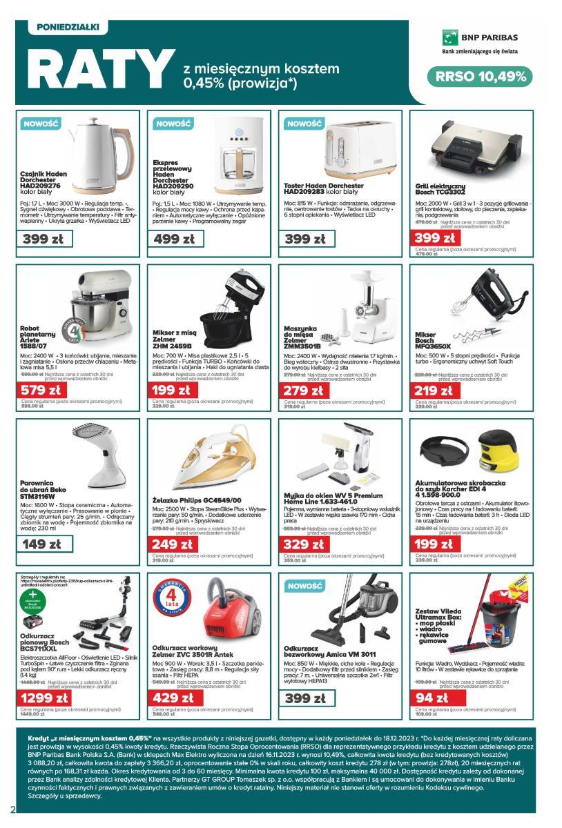 Gazetka promocyjna Max Elektro str. 2