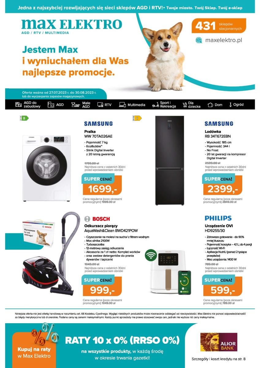 Gazetka promocyjna Max Elektro str. 1