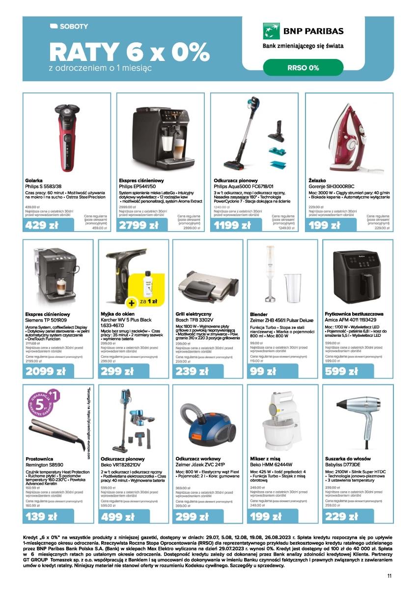 Gazetka promocyjna Max Elektro str. 11