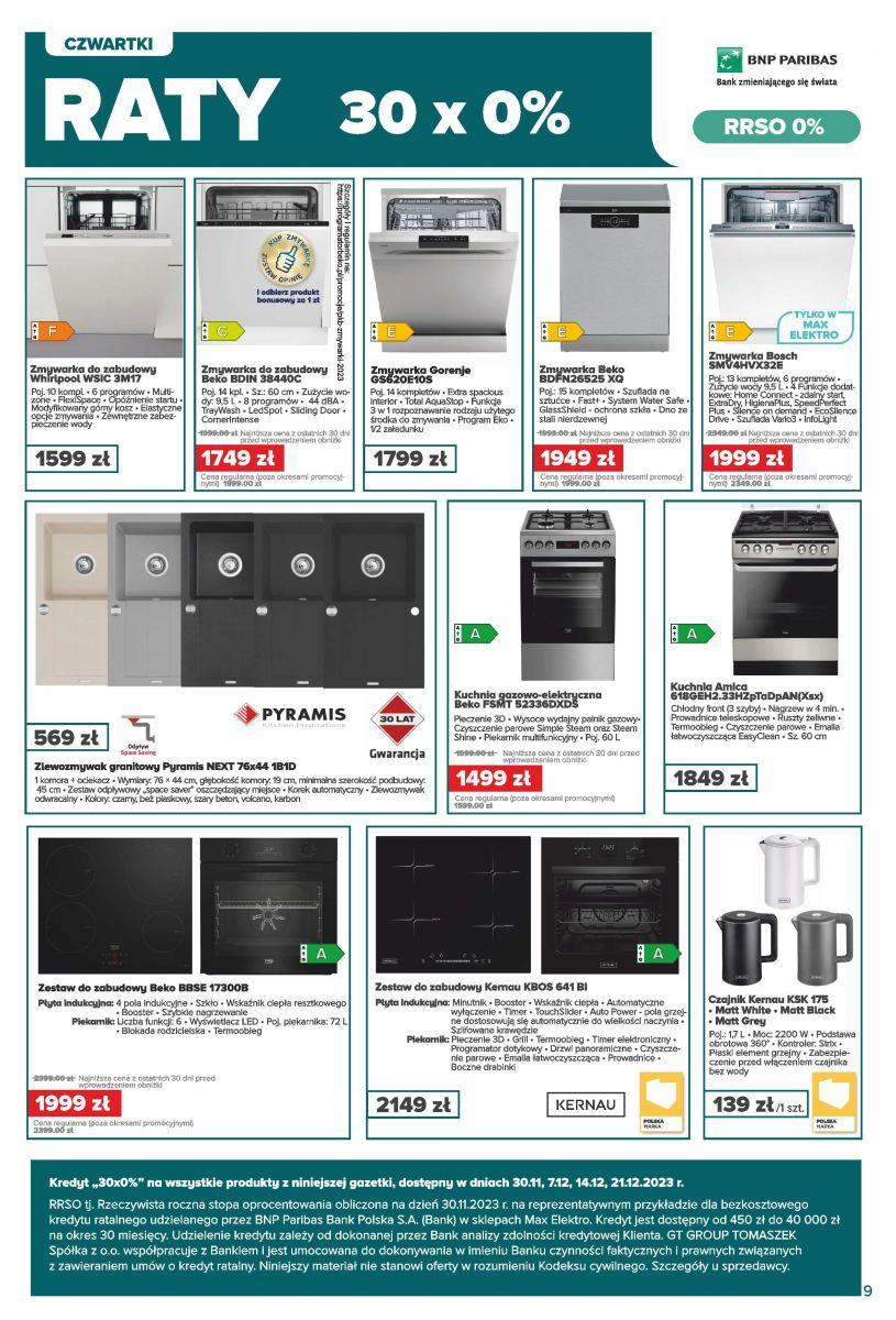 Gazetka promocyjna Max Elektro str. 9